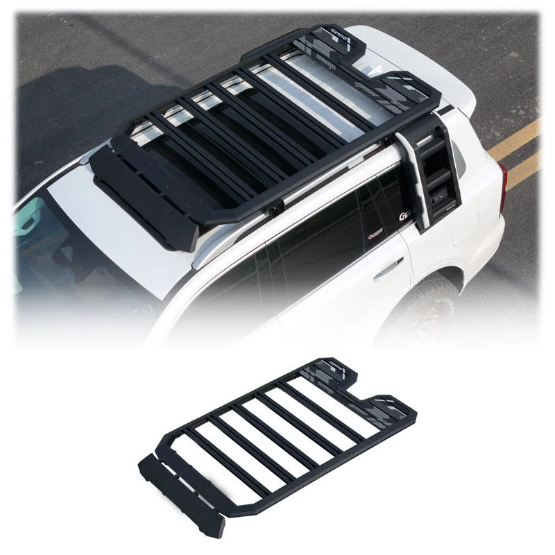 2.0mm Thick Aluminium Alloy  Roof Rack Roof Platform, Load Capacity 250-300KG for GWM Tank 500 Accessories