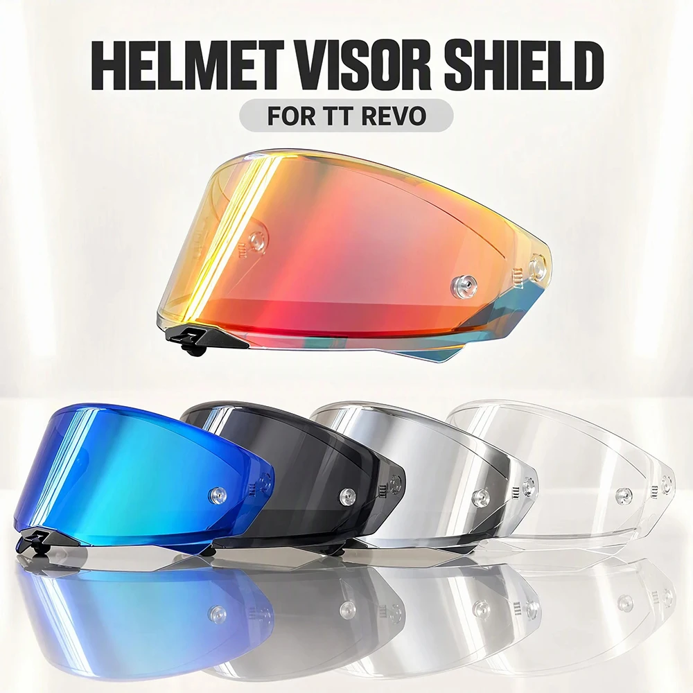 Helmet Accessories Anti-UV Visor Helmet Replacement Lens For KYT TT REVO