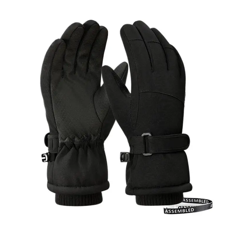 Luvas de inverno para crianças, luvas térmicas de snowboard para clima frio, confortáveis, luvas de esqui de inverno para ciclismo e esqui