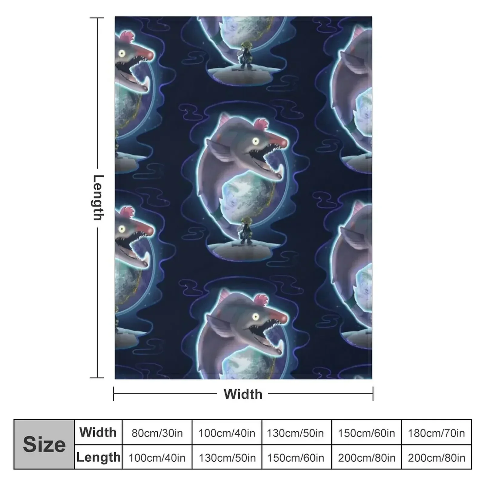 Mega Fish Throw Blanket Luxury Thicken blankets and throws Weighted Designers Blankets