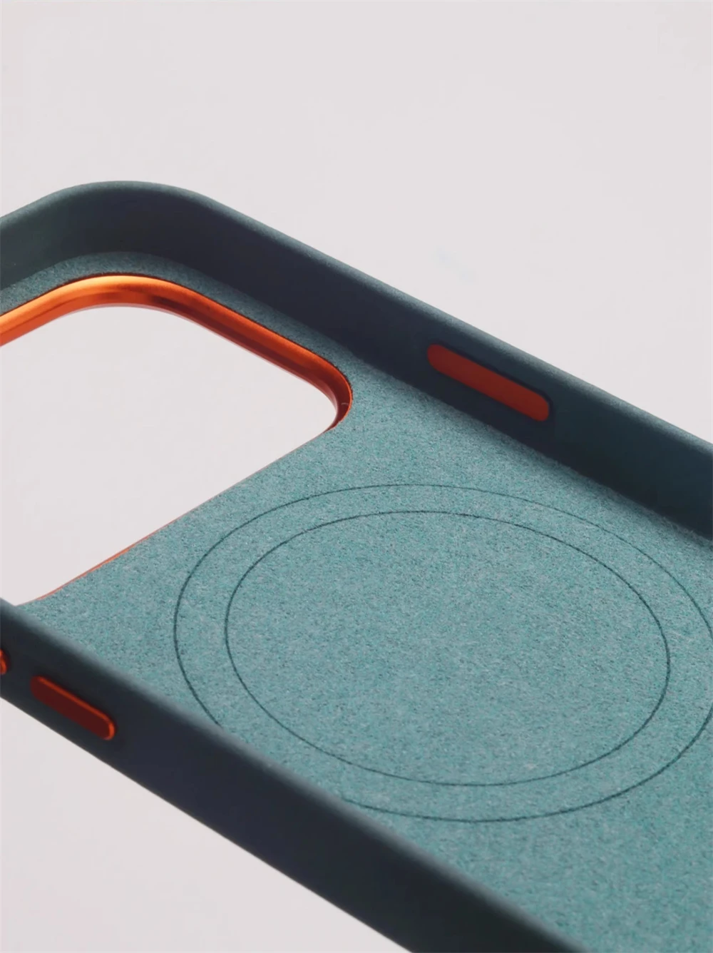 Luxuriöse Elefanten-Textur PU-Leder für Magsafe-Hülle für iPhone 18 17 Pro Max Air 16 15 13 14 Metall-Objektiv Magnetische Anti-Sturz-Hülle – Detail 5