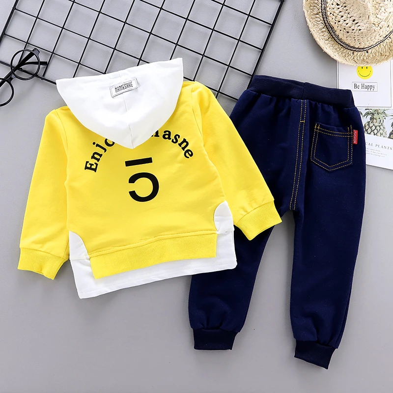 New Spring Autumn Baby Girl Clothes Kids Boys Outfits Children Hoodies Pants 2Pcs/Sets Toddler Casual Costume Infant Tracksuits