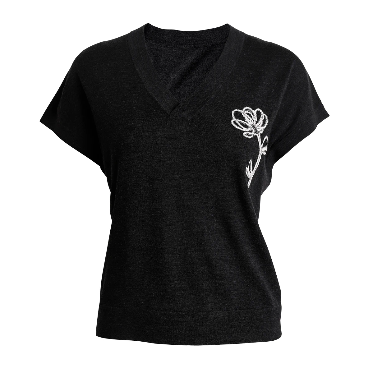 BC642 Luxury Women\'s Clothing Silk Woolen Ladies Clothes Merino Wool Jumper Sweaters For Woman