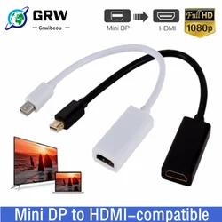 Mini Thunderbolt to HDMI-compatible Adapter 1080p Mini Display Port DP to HDMI-compatble Converter For Apple Mac Macbook Pro Air