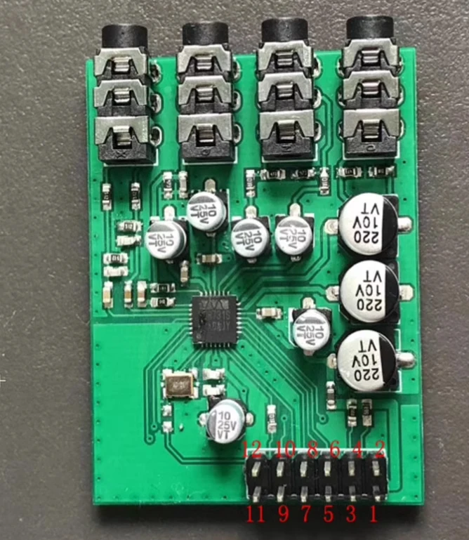 Módulo de audio WM8731 Módulo digital de conversión de audio Módulo de códec de audio Decodificación de AUDIO
