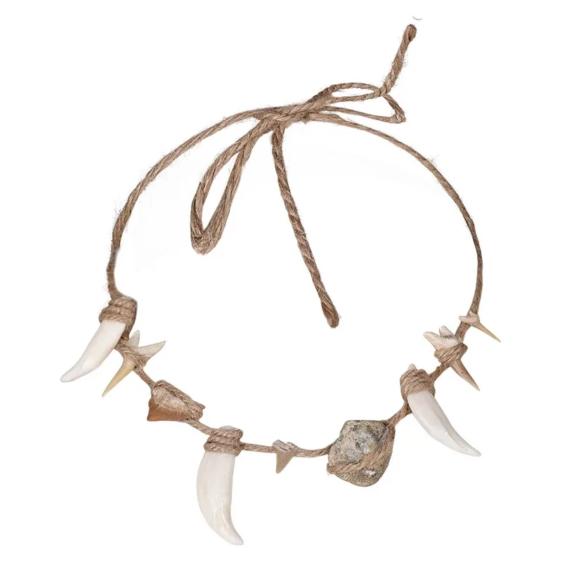 CyMaui شاطئ شل المختنق قلادة الكرتون المحيط الأميرة البوهيمي اليدوية حبل قلادة مجوهرات النساء الفتيات دور اللعب الدعامة Gif