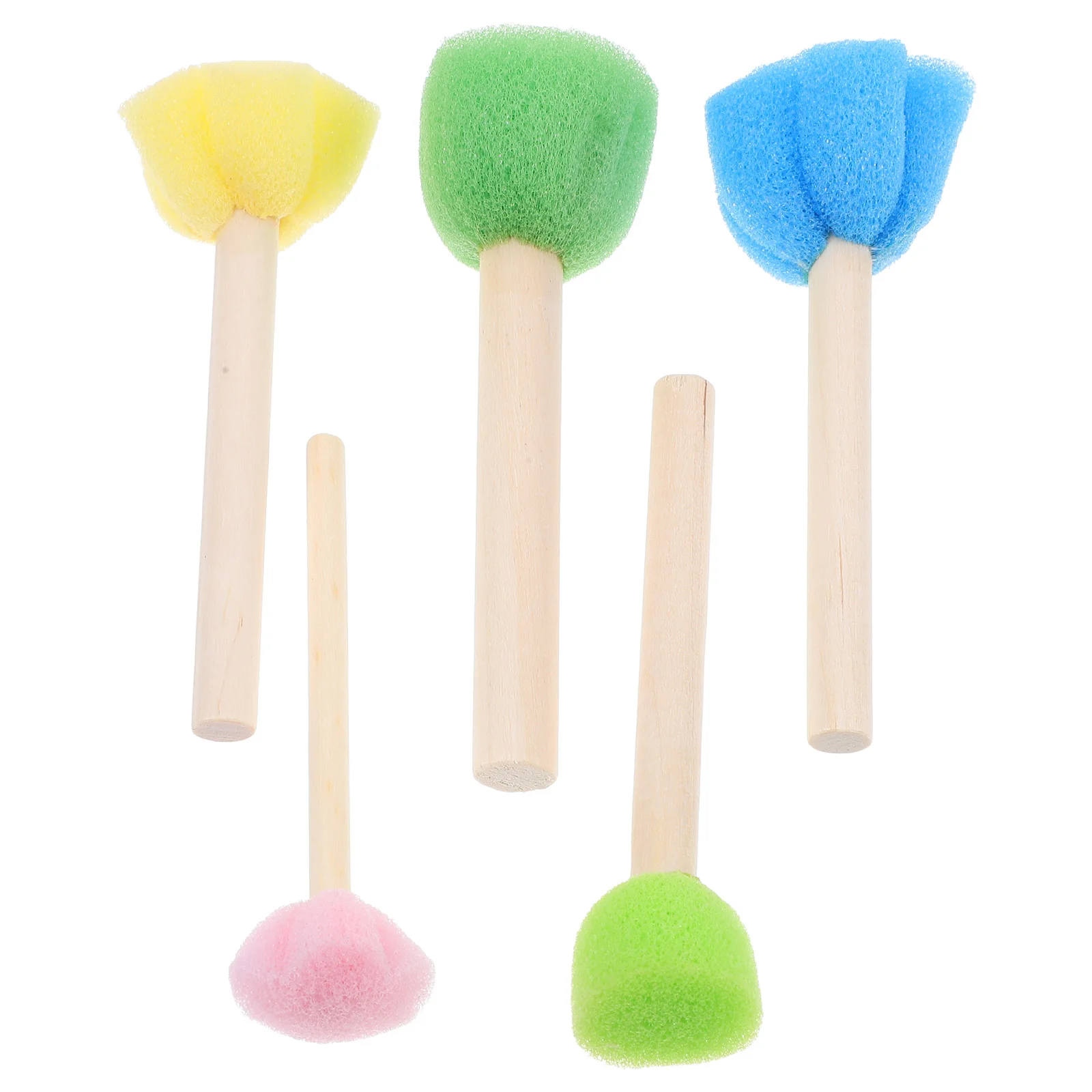 

5 Pcs Sponge Stamp Brush Paint for Kids Sponges Acrylic Painting Brushes Drawing Stamps Supplies Graffiti Tool Washable