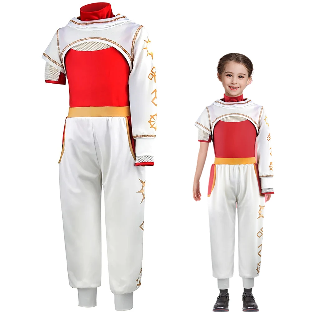 Movie Same Performance Sets For Children Halloween Carnival Party Dress Up Zombies Cheerleader Cosplay Costume Kids Girl Outfits