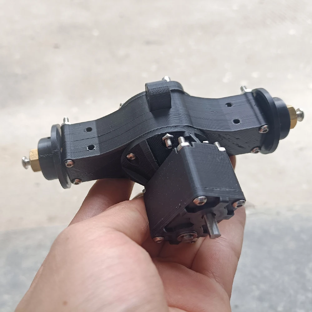 PLA Door As/volledig metalen Differentieel voor 1/14 Tamiya RC Truck Trailer Scania 770 S Benz Actros 3363 Volvo MAN Auto DIY Onderdelen