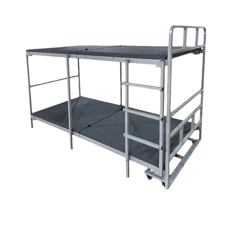 

Double-layer folding invisible bed, school office dormitory lunch break bed, functional Murphy bed storage wardrobe bed