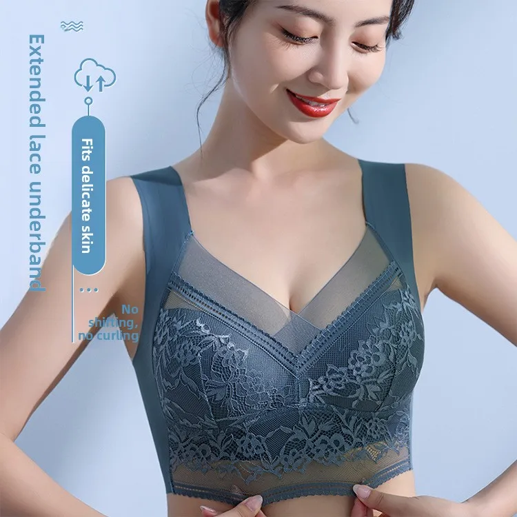 

Кружевной тонкий бюстгальтер-топ без бретелек для женщин, цельный, с фиксированными чашками, без косточек, с эффектом пуш-ап, класса люкс