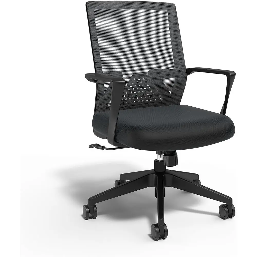 Cartwright Ergonomic Oice Desk Chair, Adjustable with Breathable Mesh & Lumbar Support, Perect or Home & Oice, Black