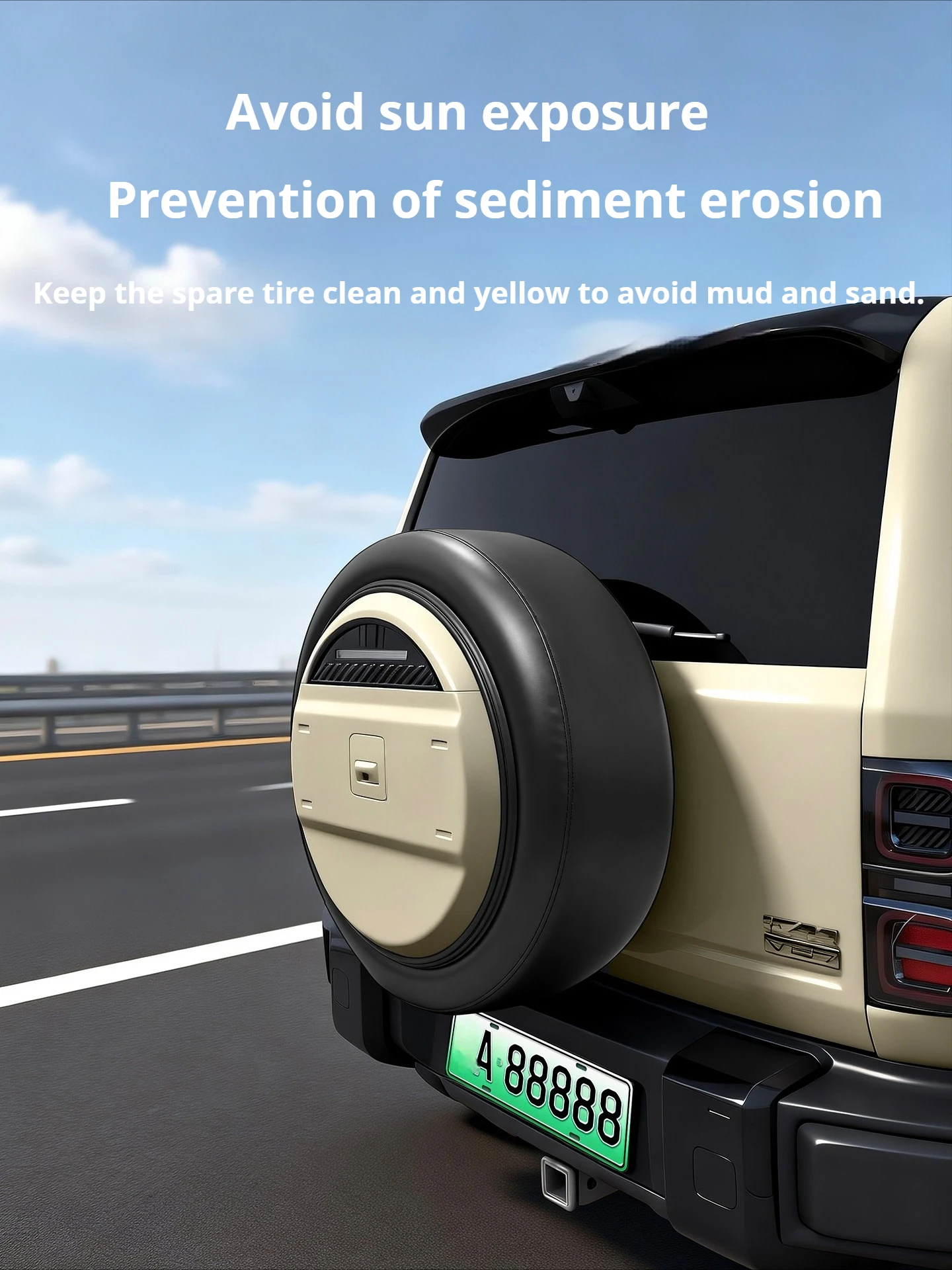 For Chery ICAUR V27 2026 Spare Tire Cover Thickened Rainproof Tire Protective Sleeve Accessories