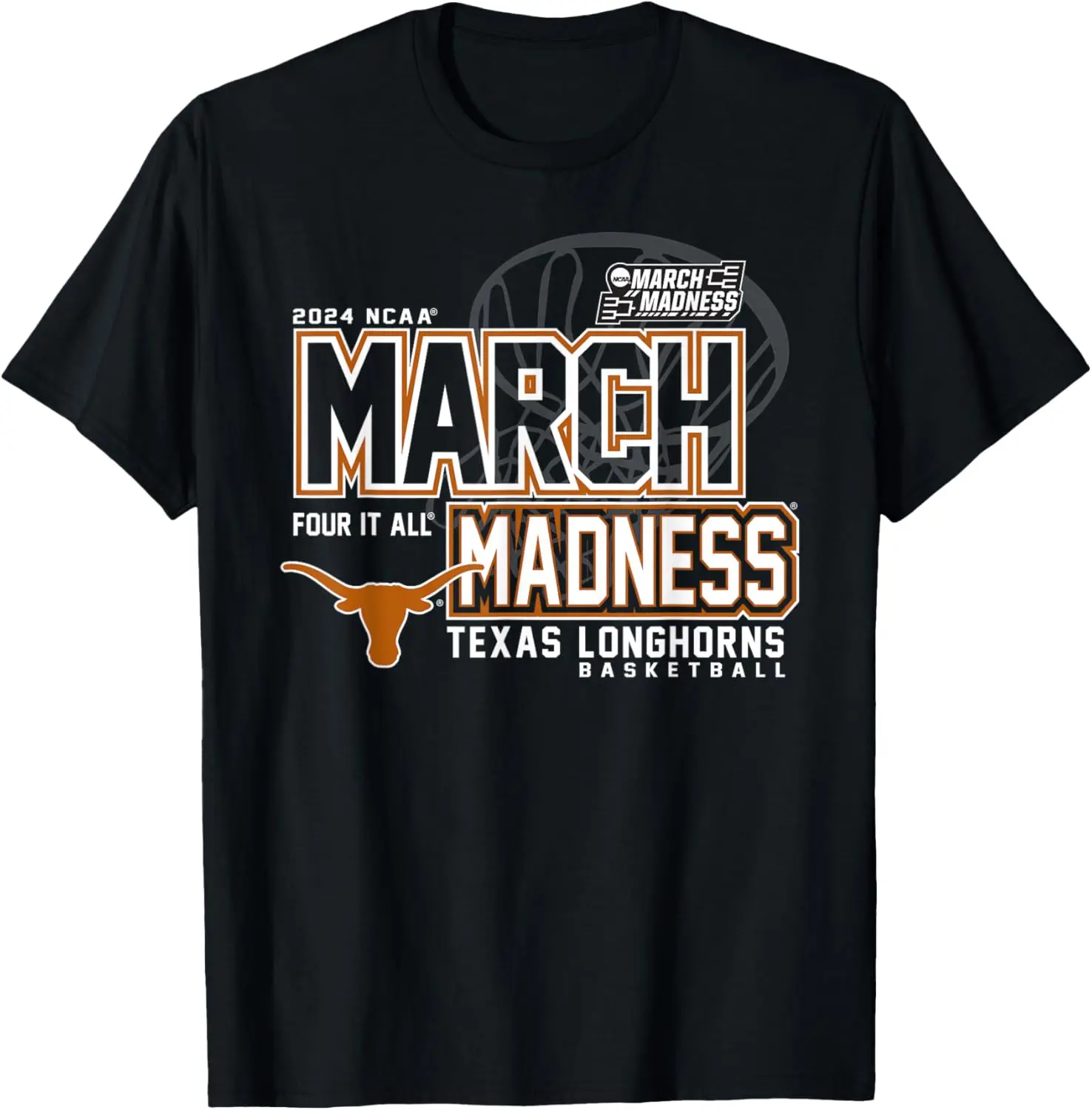 Texas Longhorns March Madness 2024 Women's Basketball T-Shirt