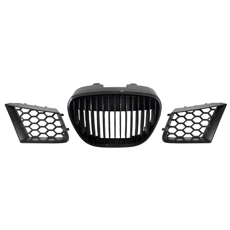 B-M Car Front Central Badgeless Grill Grille For Seat Ibiza Cordoba Typ 6L 2002-2009 6L0853654 9182921