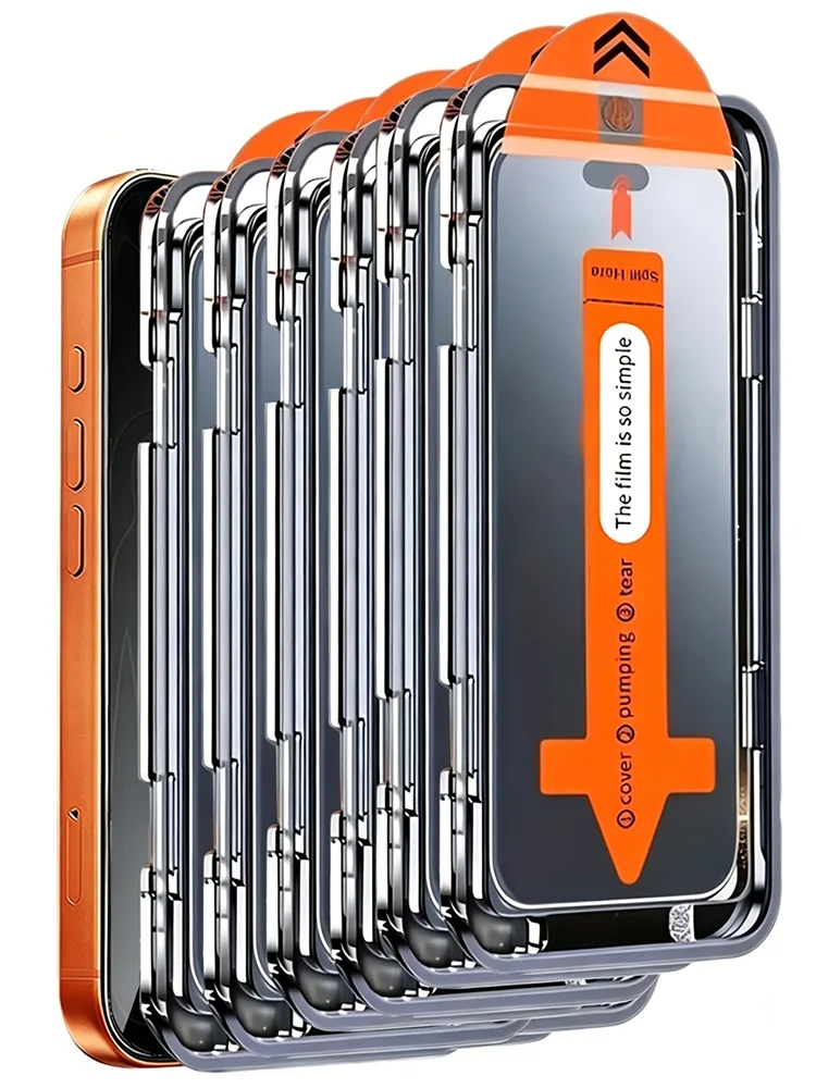 NNBILI 1-6 szt. Pełnoekranowe, chroniące prywatność folie ochronne na ekran telefonu do iPhone 18 17 16 15 14 13 12 11 Pro Max 17e 16e 12 13Mini X Series — 2