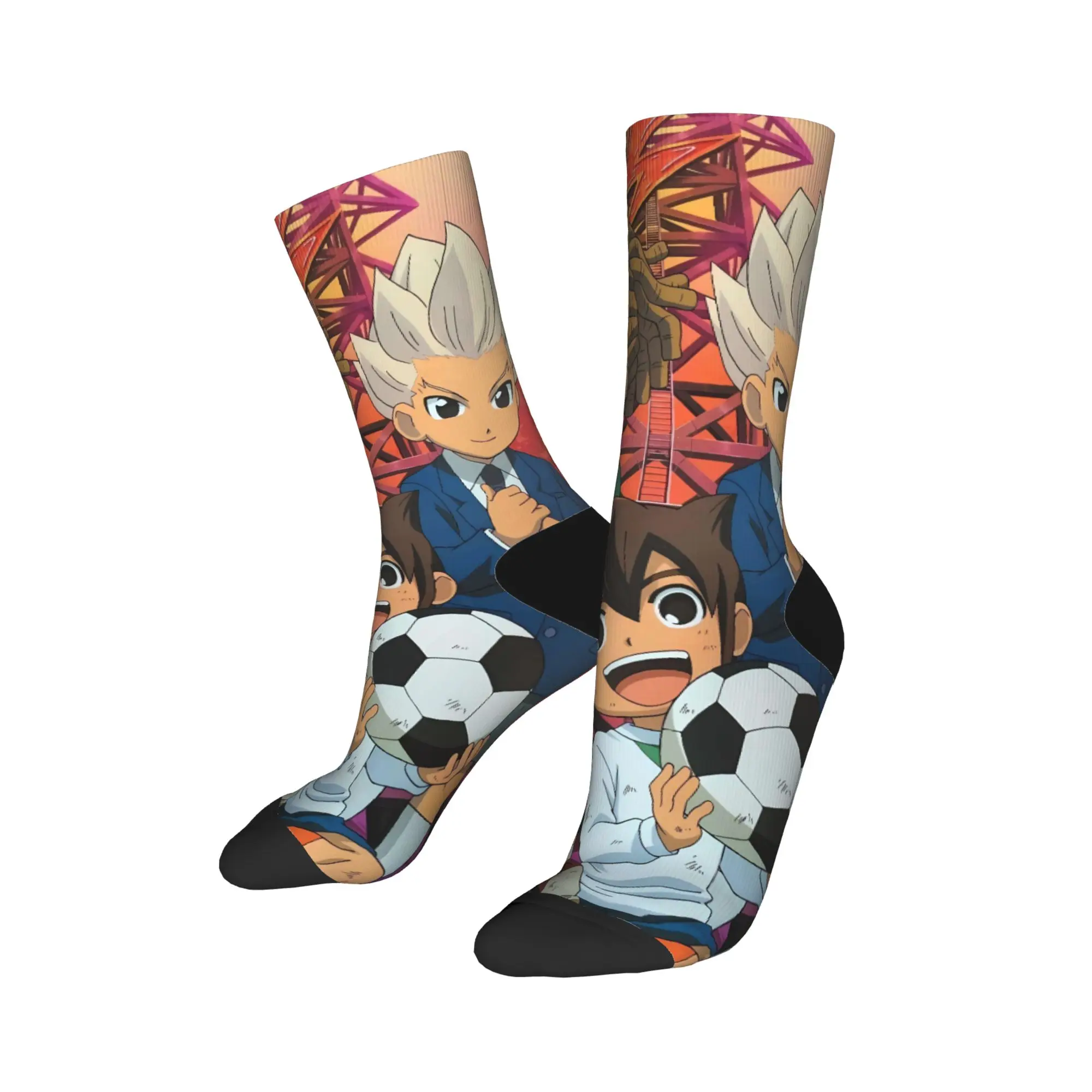 Frauen Männer Socken Inazuma Eleven Gouenji Strümpfe Anti Skid Weiche Socken Herbst Gothic Design Laufsport Socken