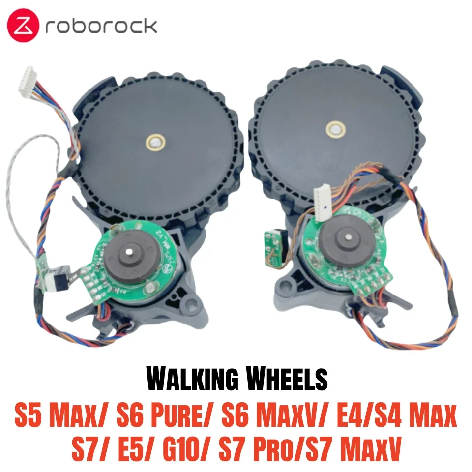 

Original Left Right Walking Wheel for Roborock S5 Max/ S6 Pure/ S6 MaxV/ E4/ S4 Max/ S7/ E5/ G10/ S7 Pro Vacuum Cleaner Parts