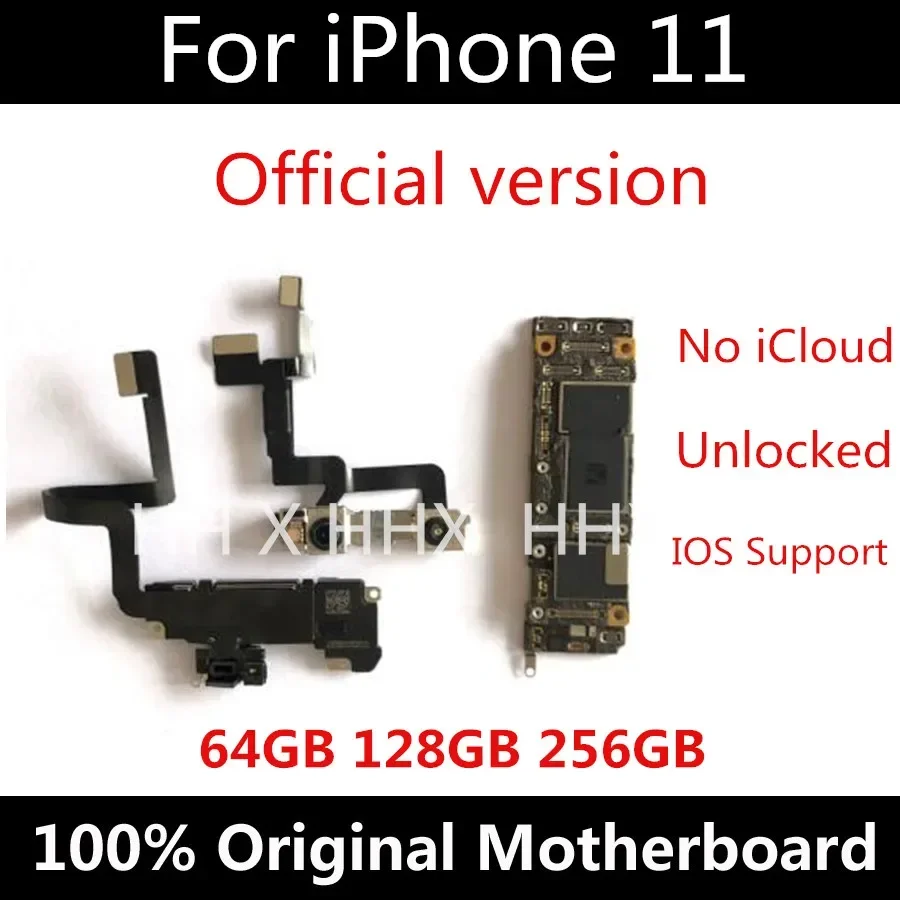 2025! Clean iCloud Mainboard For iPhone 11 Full Working Motherboard Support OS Update Logic Board Plate 11 Pro Max