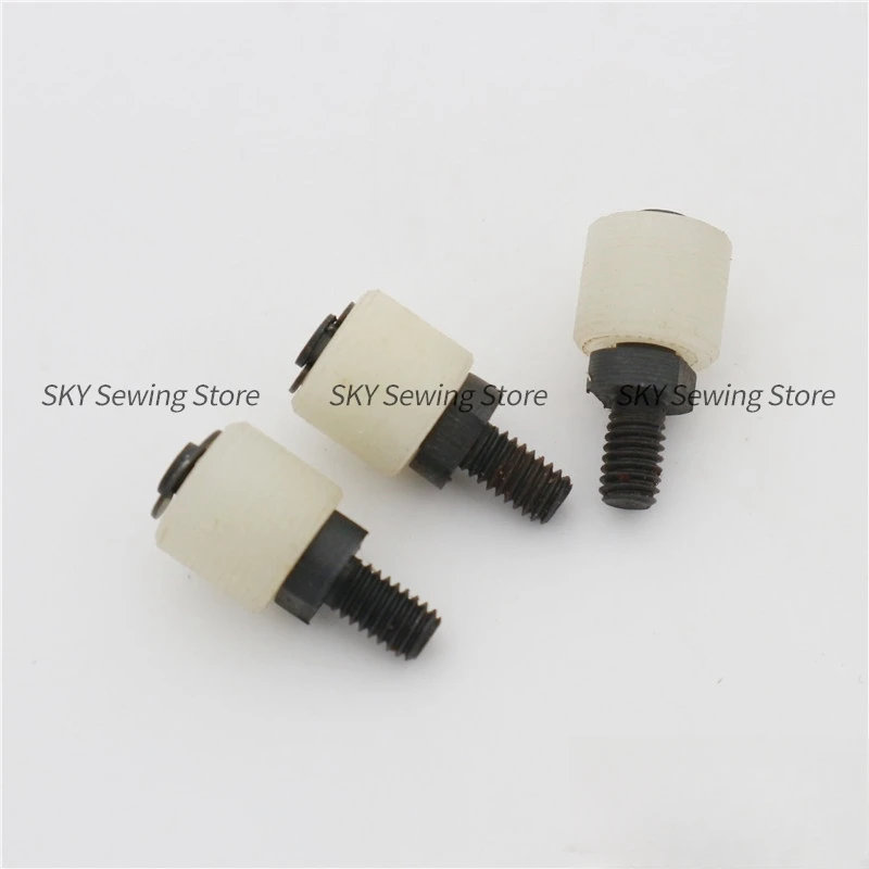 2PCS Old-Fashioned Pinch Roller Frame Old L-Bracket Aircraft Pressure Wheel for Barudan Swf Feiya Zsk Happy Domestic Embroidery