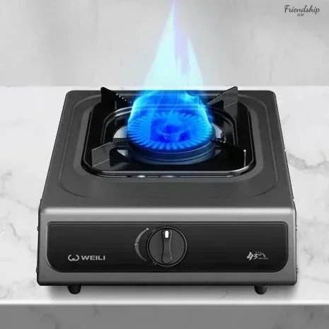 Household gas cooker. Single stove. Countertop. New. For rental housing. Small gas stove. Large fire. Energy-saving. Gas saving.