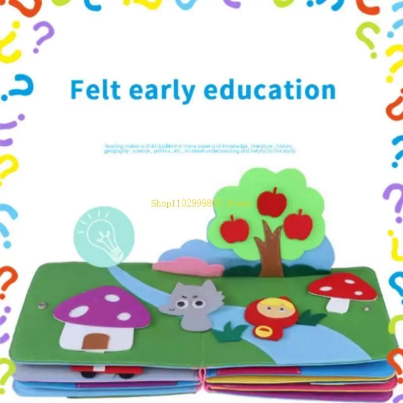 Sách Học Chống Rách Bé Sách Đồ Chơi Giáo Dục Cuốn Sách Mềm Dành Cho Các Trung Tâm Hoạt Động Sơ Sinh Nhận Biết Màu Sắc Đồ Chơi