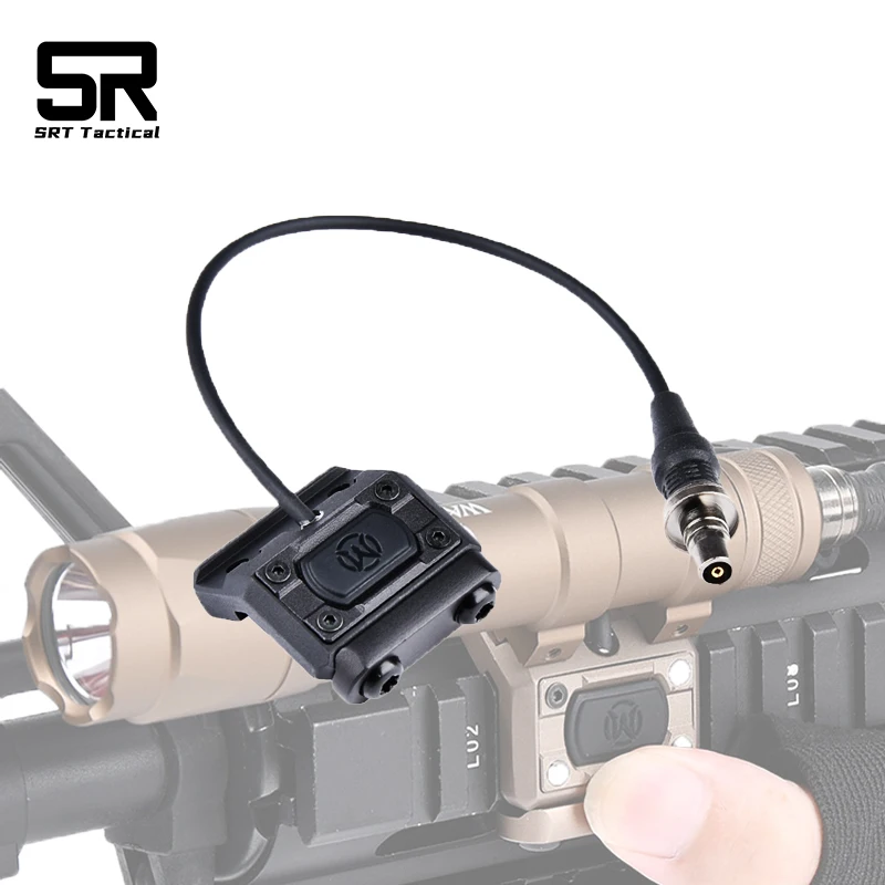 

Тактический фонарик M300 M600, модный переключатель давления SF Plug CNC, металлическое оборудование для страйкбола, аксессуары для охоты, крепление на планку 20 мм