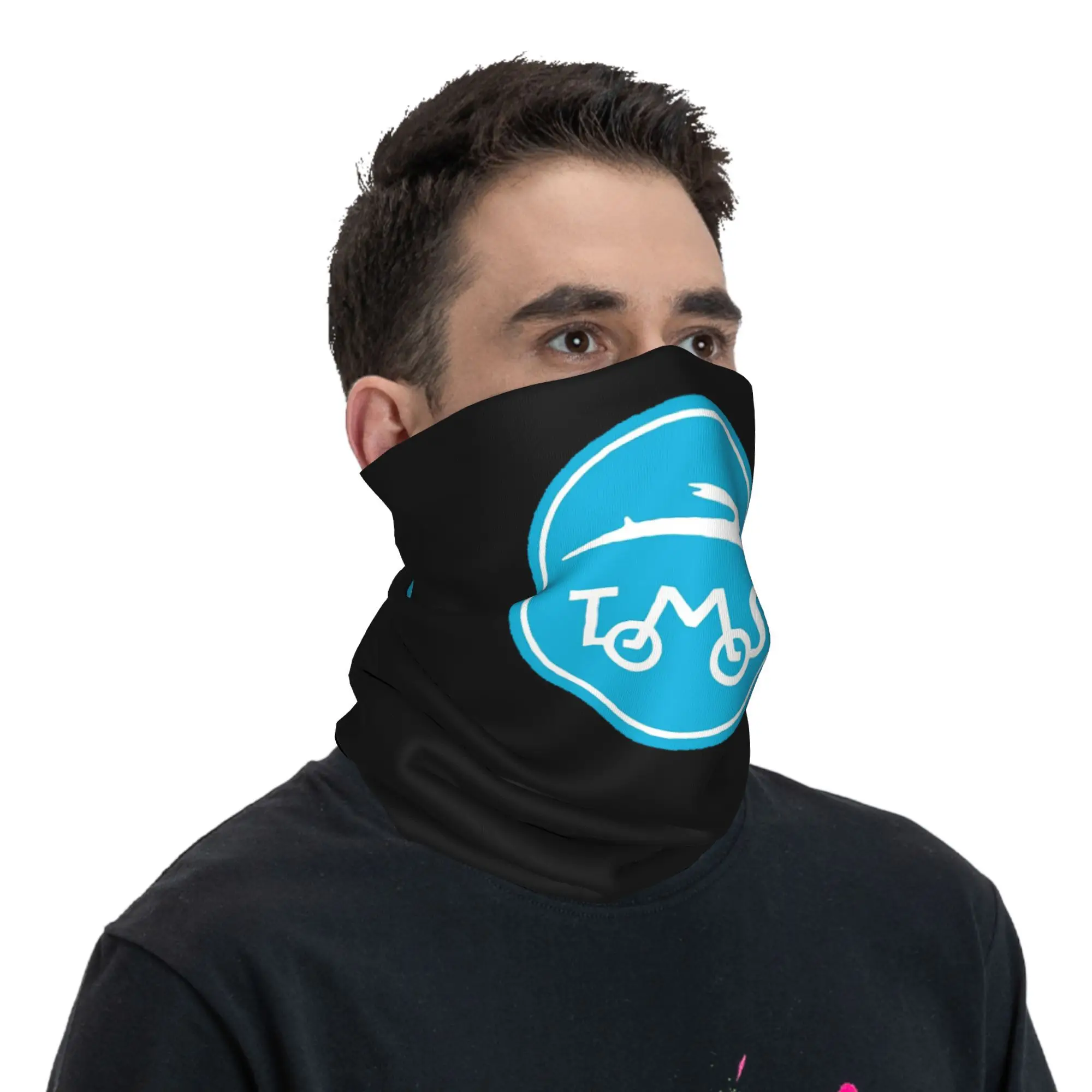 Tomos Ciclomotore Bandana Ghetta per il collo Maschera stampata Sciarpa Sciarpa da ciclismo multiuso Escursionismo Pesca Unisex Adulto Lavabile