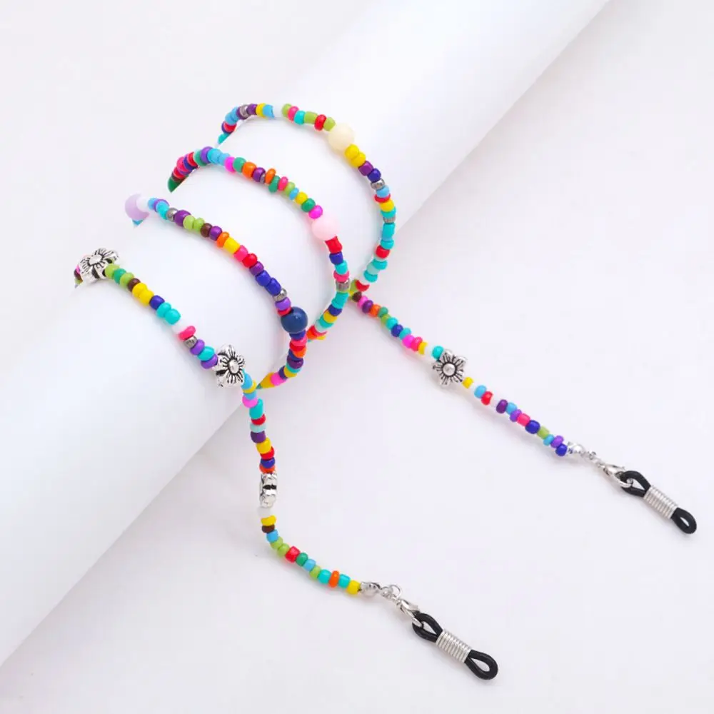 String Eyewear Glasses Hold Spectacle Cord Sunglasses Straps Beaded Eyeglass Lanyard Glasses Chain