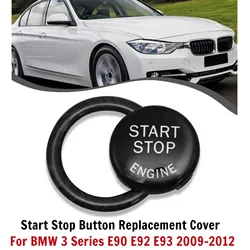 Replace Cover With Ring for BMW E90 E92 E93 2009 2012 Durable and Practical Easy to Install Engine Start Stop Button Cover