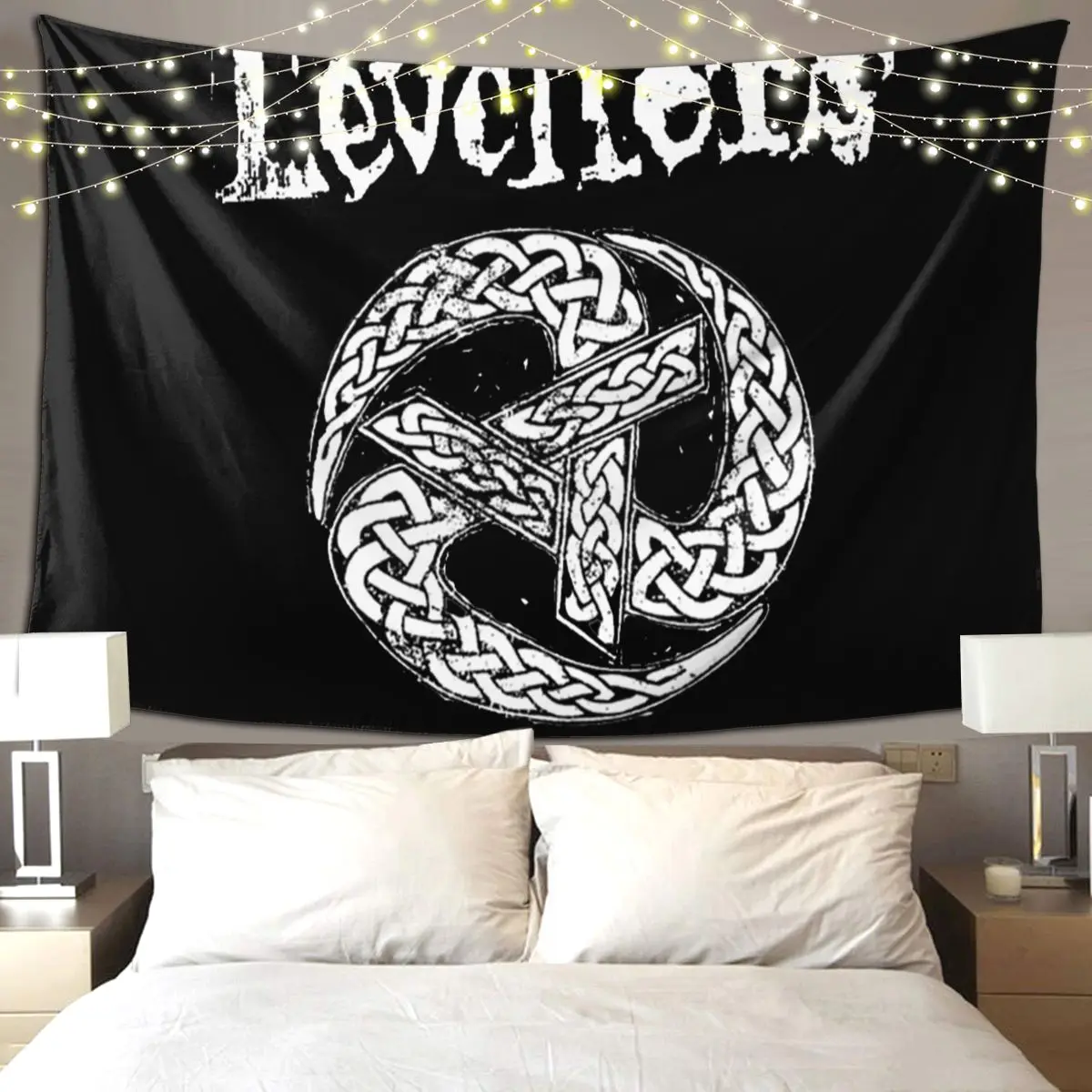 Levellers Tapestry Art Wall Hanging Aesthetic Home Decoration Tapestries for Living Room Bedroom Dorm Room