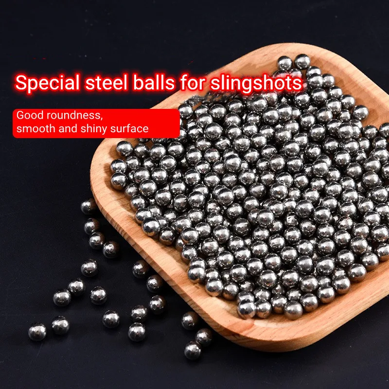 5mm 6mm7mm8mm 9mm Steel Balls Hunting Slingshot High-carbon Steel Slingshot Balls Catapult Slingshot Hitting Steel Ball