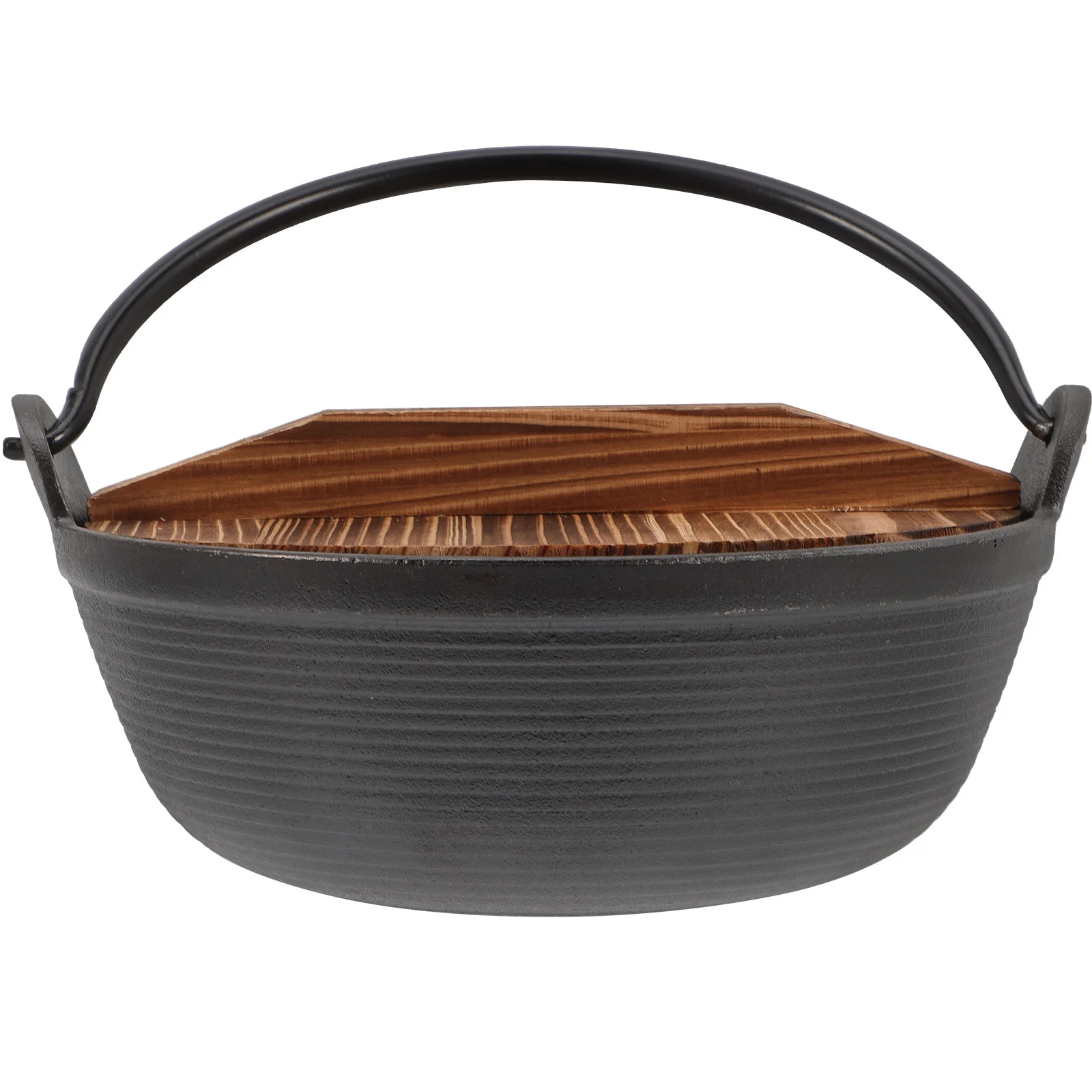 

1Set Iron Stewing Soup Pot High Temperature Resistance Household Cooking Pot Creative Cookware Cooking Boiler