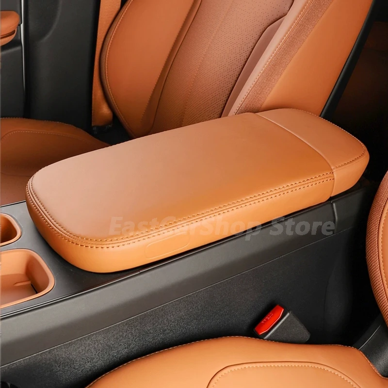 

For NIO ET5 ET5T Touring 2023 2024 Car Leather Armrest Pad Center Console Arm Rest Seat Box Pad Armrest Seat Protective Cover