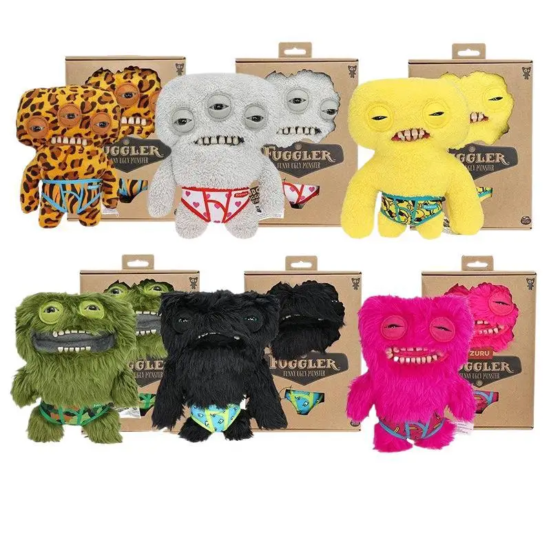 

Hot Selling Authentic Fuggler Cute Teeth Monster Doll, Strange Joke Scream Monster Doll, Underwear Series Toy Doll In Stock Gift