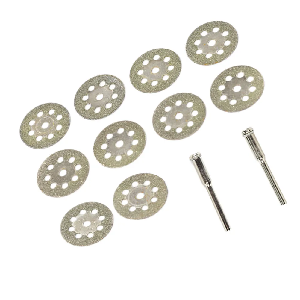 10Pcs Diamond Cutting Discs Mini Ultrathin Cut Off Wheels for Rotary Tools 30mm Gems Metal Glass Ceramic Porcelain Tiles Carbide view 4