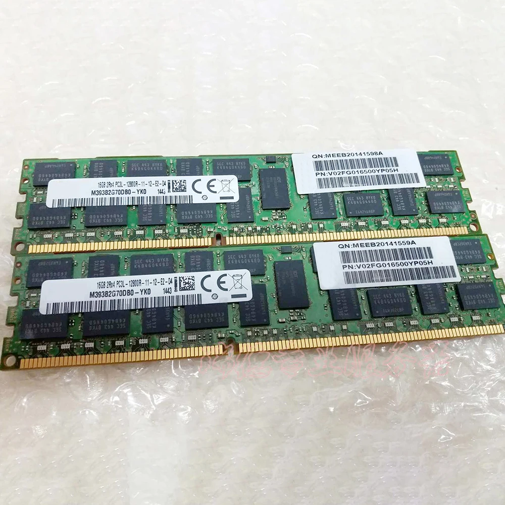 1 Pcs For Inspur Server Memory 16GB 16G DDR3L 2RX4 1600 REG ECC RAM NF8470M3 NF8460M3 NF5245M3