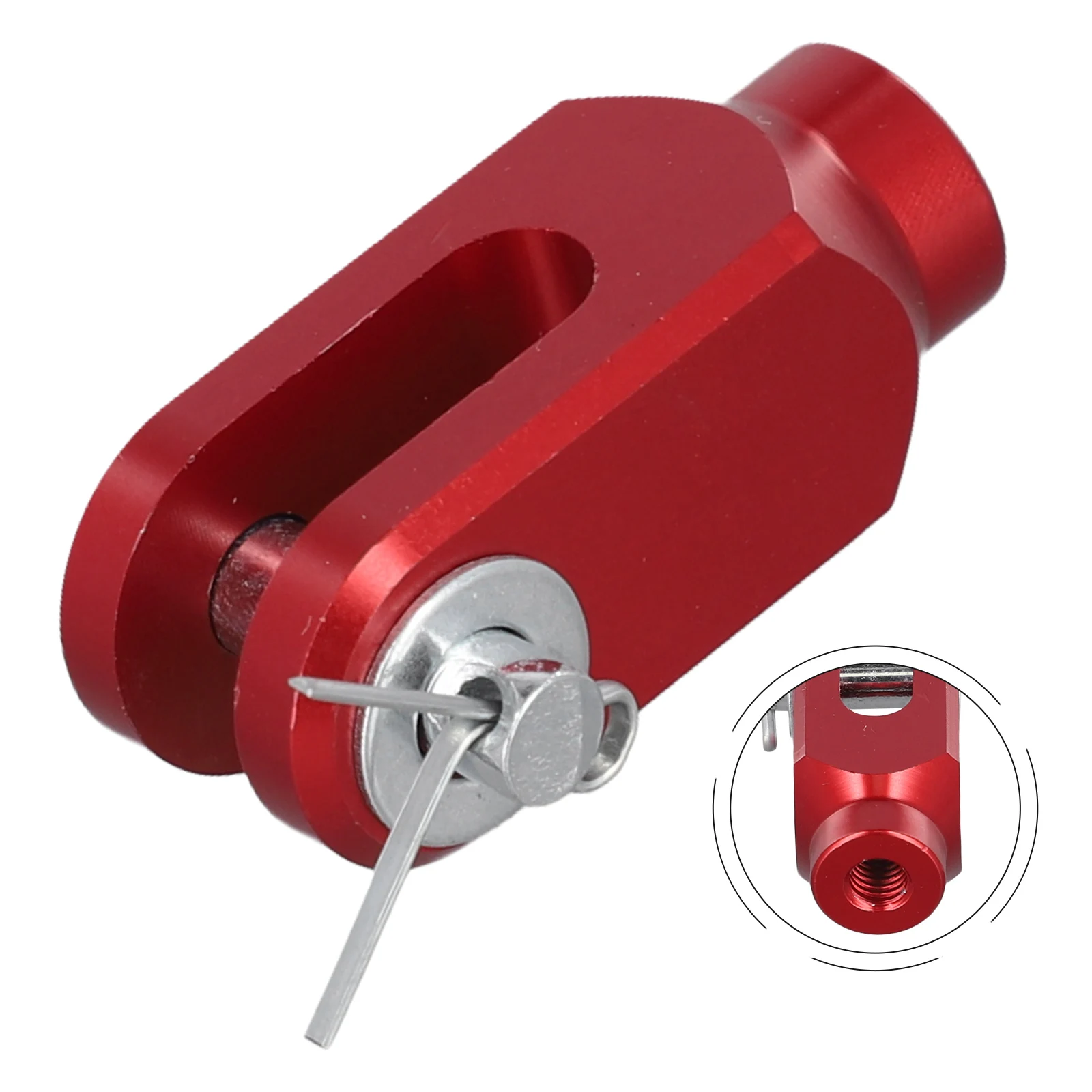 CRF150R Brake Clevis Red Rear Brake Clevis Motorcycle Braking System Robust And Long-lasting Seamless Integration