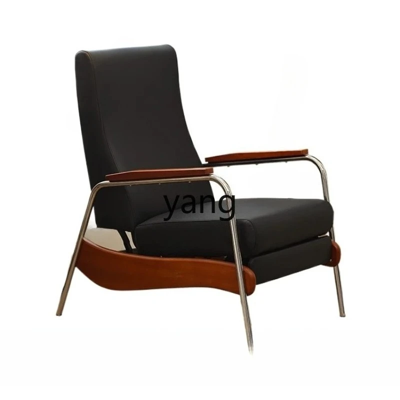 

LTT retro single sofa recliner living room single foldable recliner leisure chair