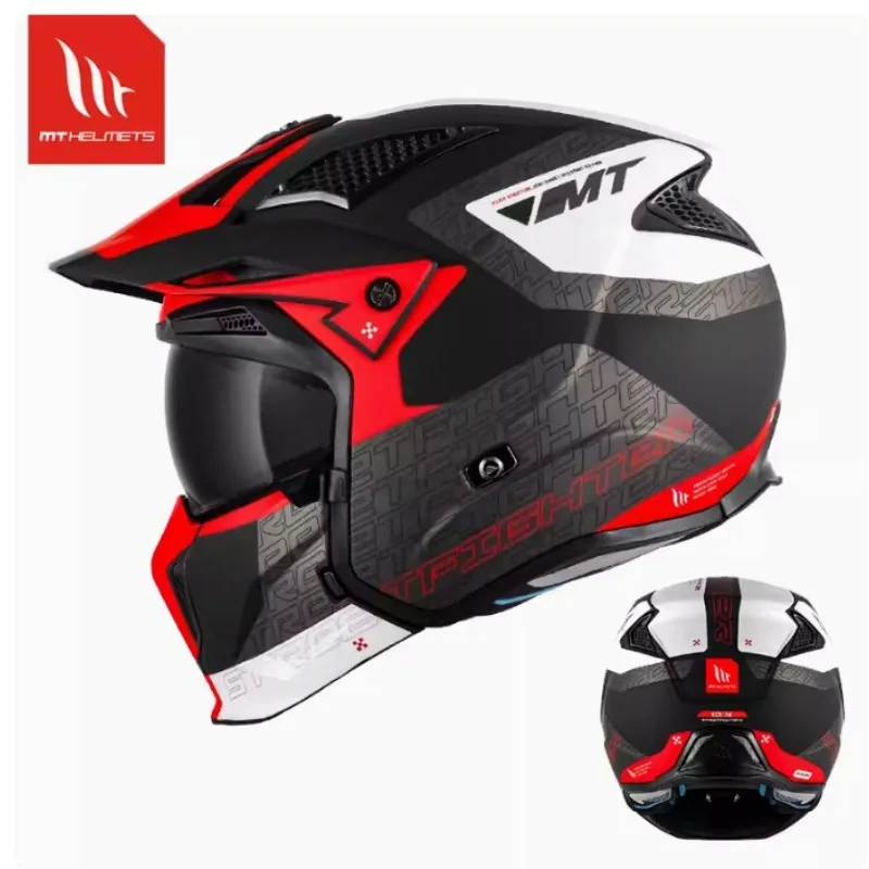 

MT Motorcycle Helmet Full Face Helmets Modular High Quality DOT ECE Approved Personality Off Road Changeable Moto casco