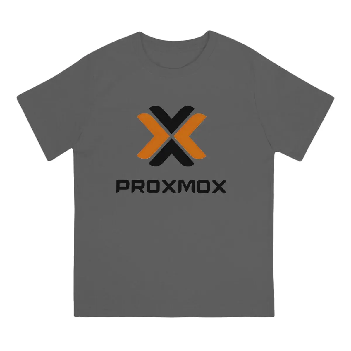 Proxmox Logo T Shirts Men Cotton Vintage T-Shirts Crewneck Linux Tees Short Sleeve Clothes Printing