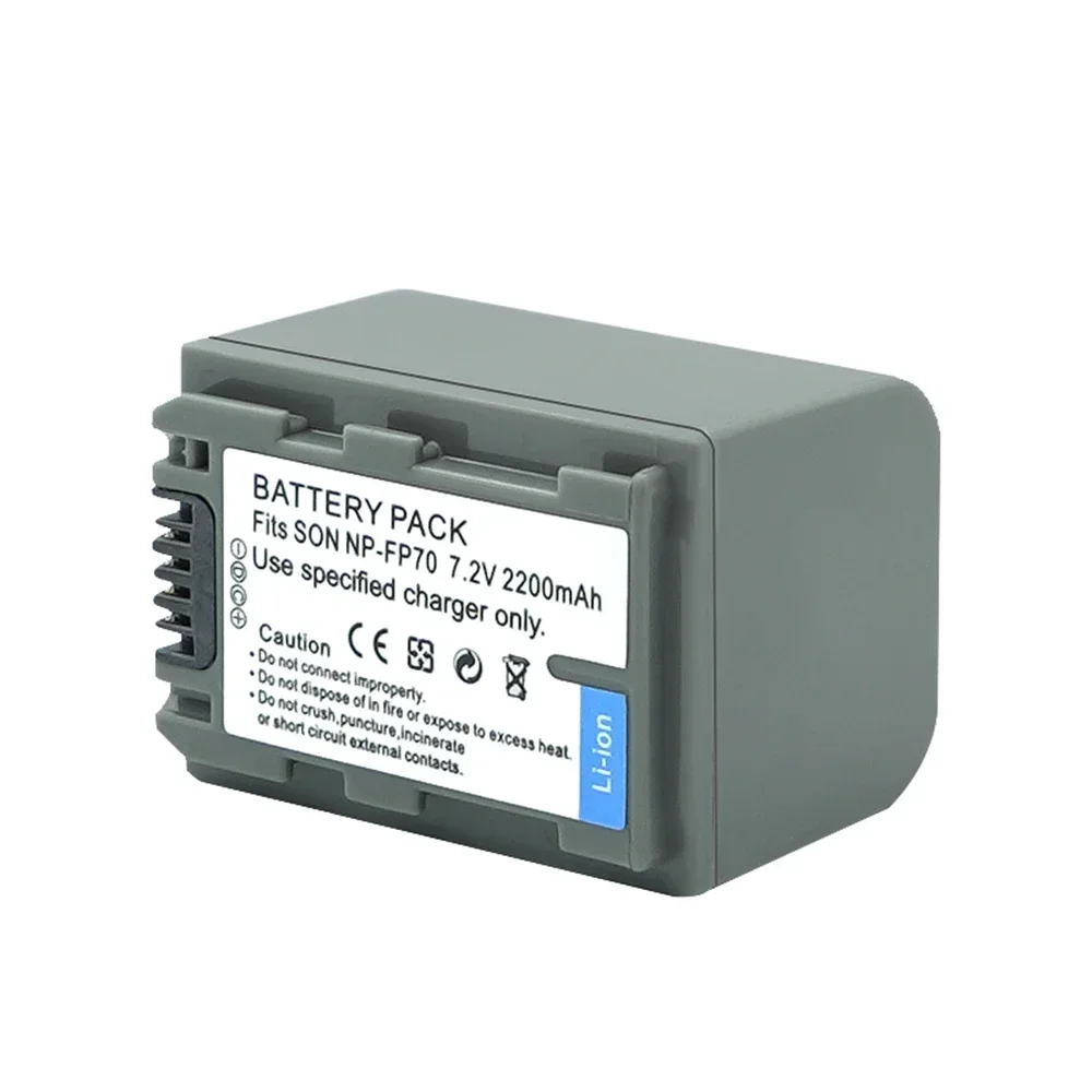 2200mAh NP-FP70 NPFP70 NP FP70 Battery for Sony DCR-30, DVD92, DVD103, DVD105, DVD202, DVD203, DVD205 Camera Batteries