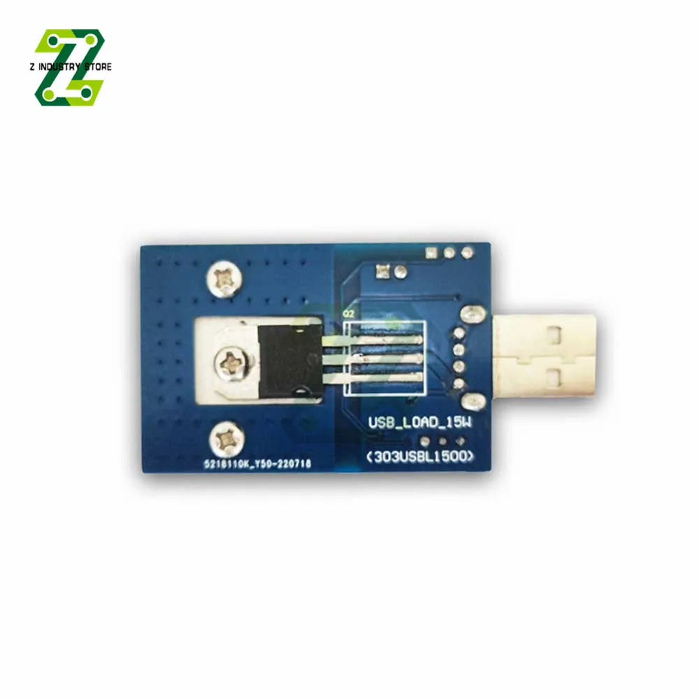 15W Electronic Test Load Resistance USB Interface Battery Discharge Capacity Tester With Fan Adjustable Current Module