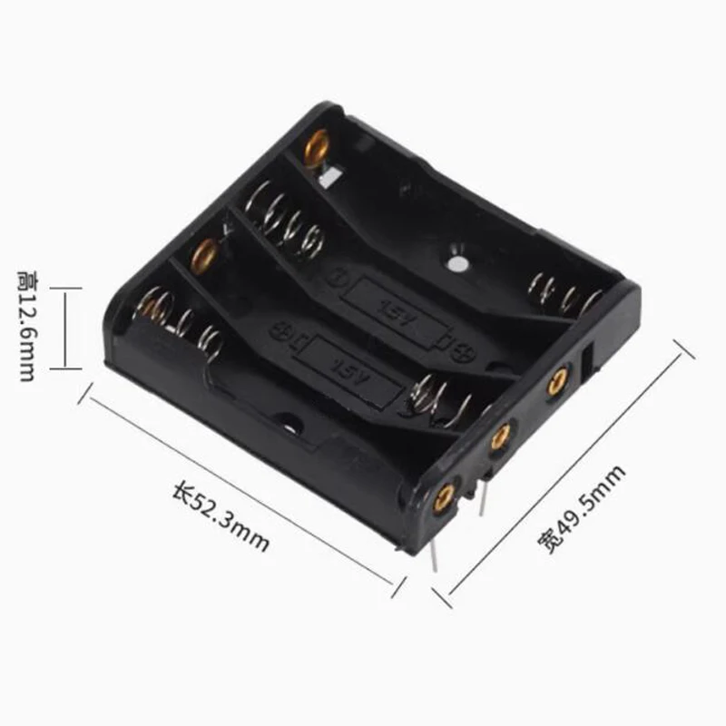 7th battery box AAA battery holder welding-free series battery compartment DIY battery box with pins