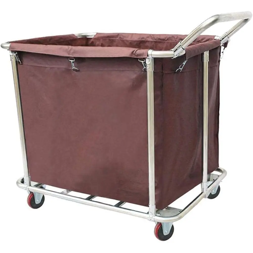 

Heavy-Duty Portable Trolley for Home, Hotel Linen, and Commercial Laundry Sorting