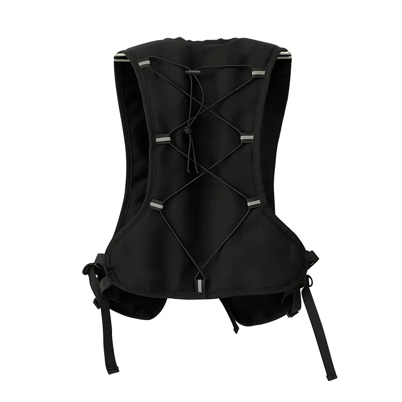Cool, Dark, Functional, Tactical Workwear, Vest Bag, Reflective, Lightweight, Cycling, Running, Storage, Mobile Phone, Men's Bag