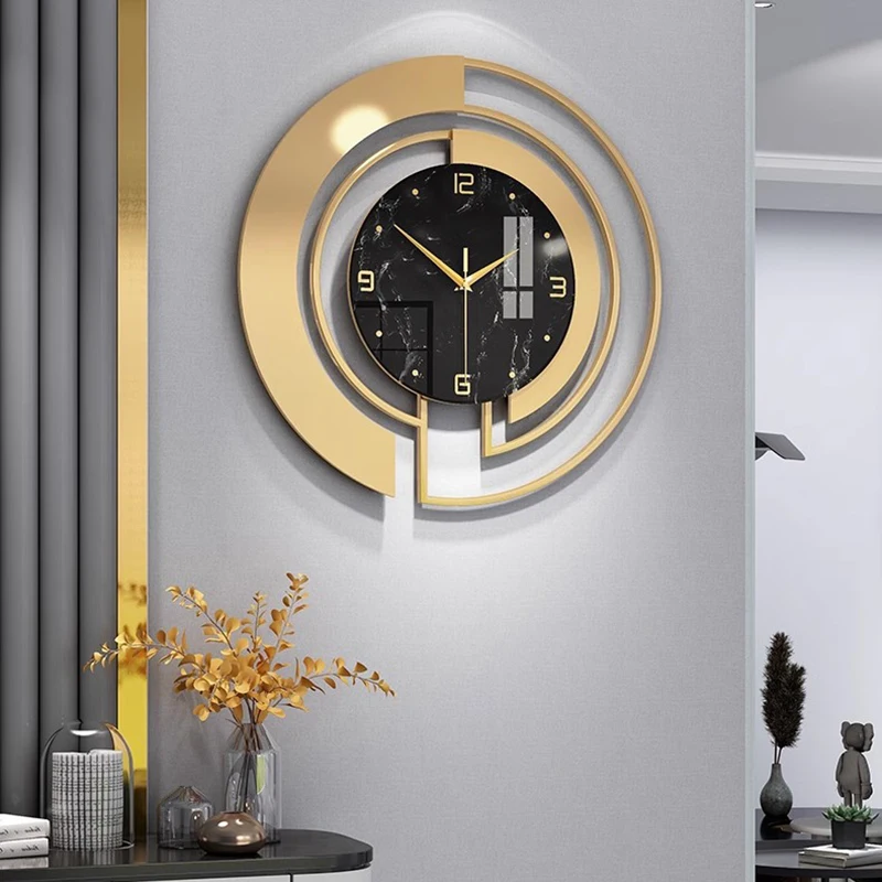 

Minimalist Round Wall Clocks Nordic Large Restaurant Fashion Silent Wall Watch Design Aesthetic Orologio Da Parete Home Decor