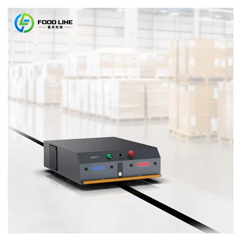 Customized AGV Intelligent Delivery Robot with 200kg Payload Remote Control Operation Suitable for Factory Automation Logistics
