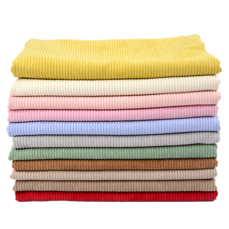 Thickend Corduroy Fabric By Meters for Upholstery Clothes Coat Pillowcase Sofa Cover Diy Sewing Cloth Soft Warm Wearable Plain