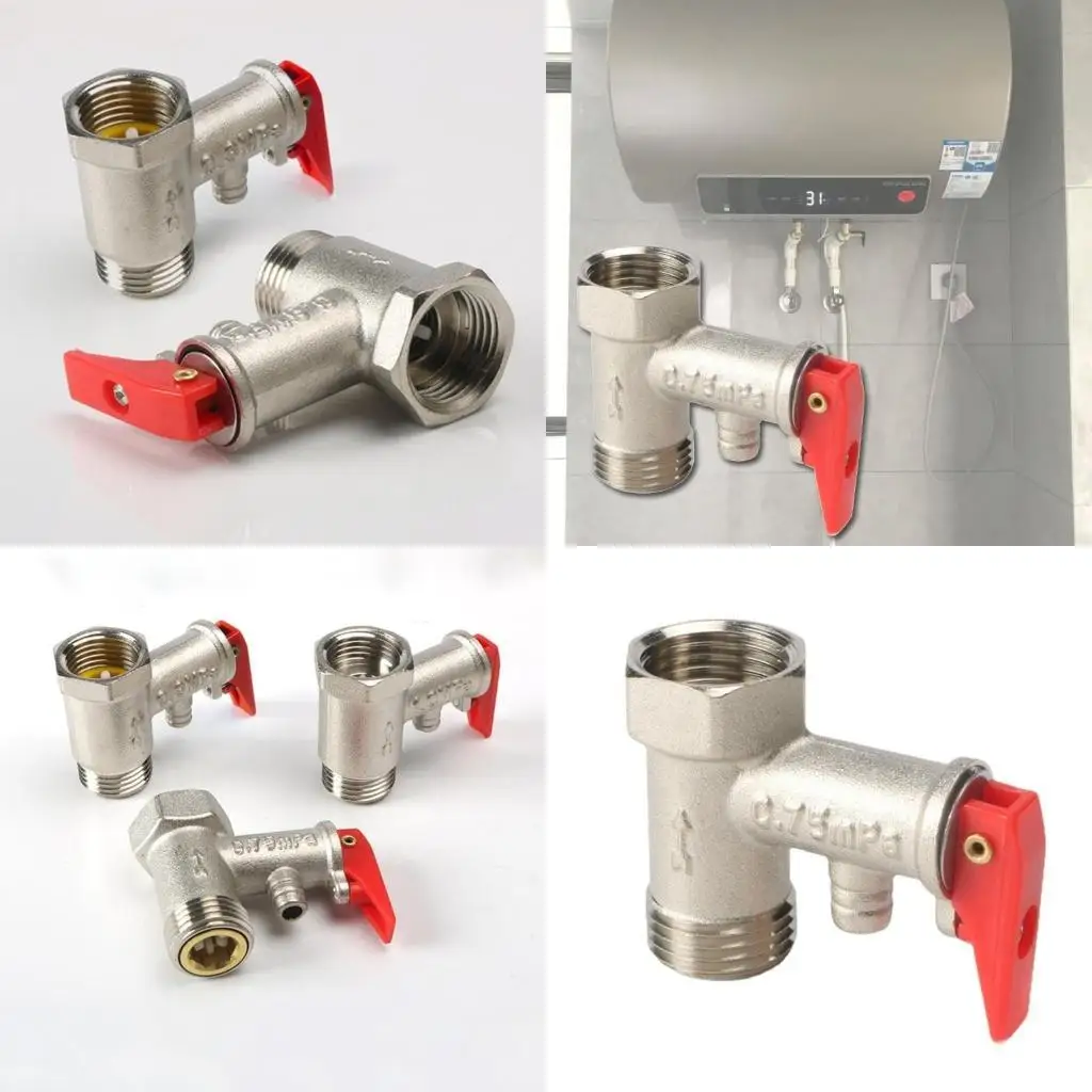 

652F Electric Water Heater Safety Valves 0.75mpa Relief Pressure Maintaining Valves